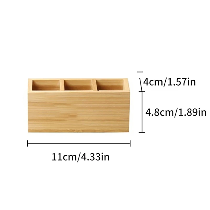 1Pcs 3 Grids Essential Oil Bamboo Display Stand 6 Hole Storage Rack Smooth For Oils Perfume Bottle Magnetic Display Holder
