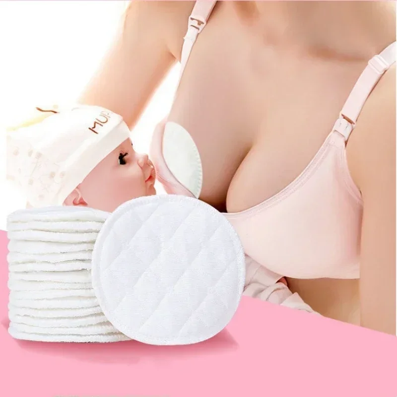 Reusable Nursing Breast Pads ล้างทําความสะอาดได้นุ่มดูดซับเด็กทารกให้นมบุตรผ้าฝ้ายหญิงตั้งครรภ์อุปกรณ์เสริม