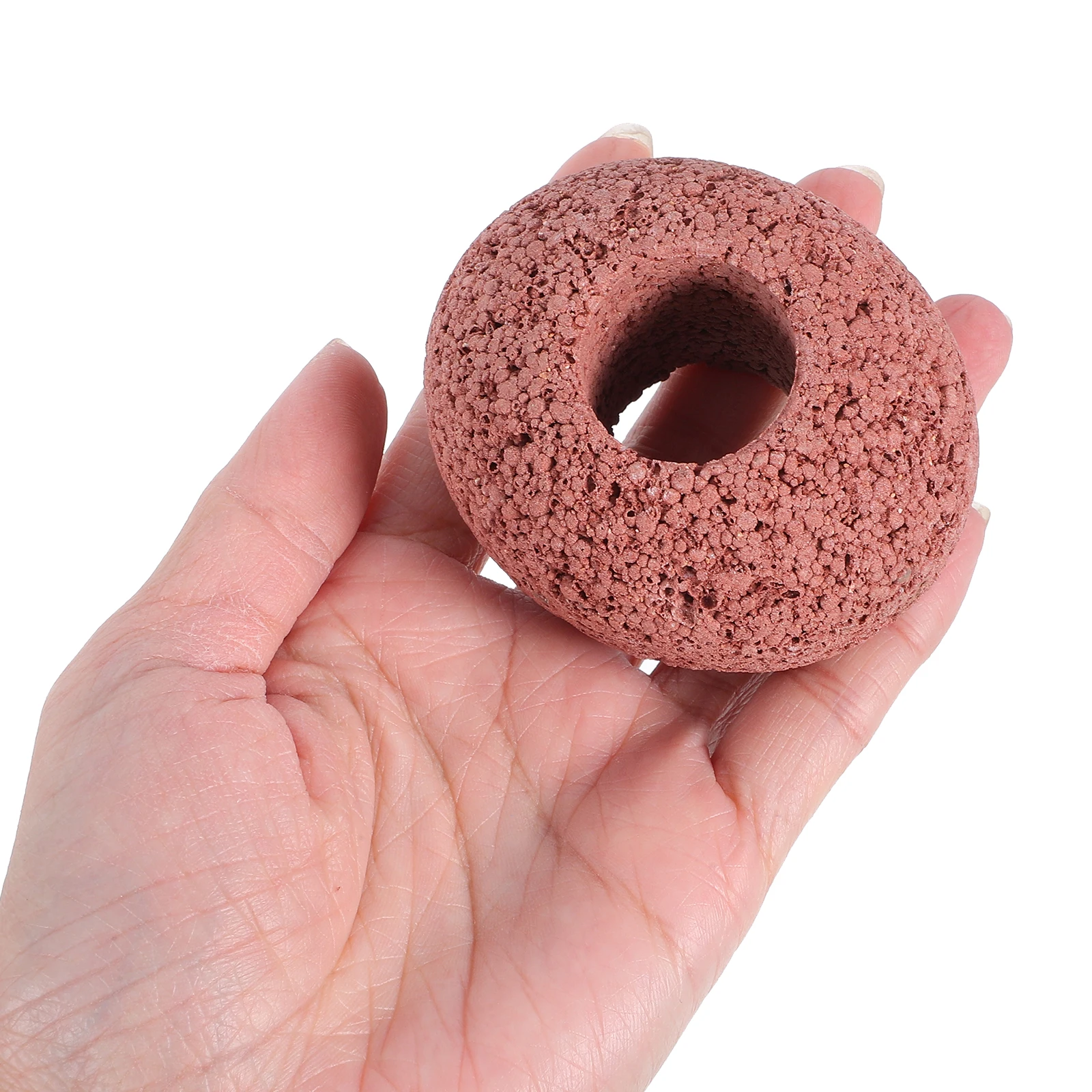 

6Pcs Volcanic Stone Planting Ring Base Aquarium Rock Decor for Fish Tank Landscape Weak Acidic Substrate Natural Habitat