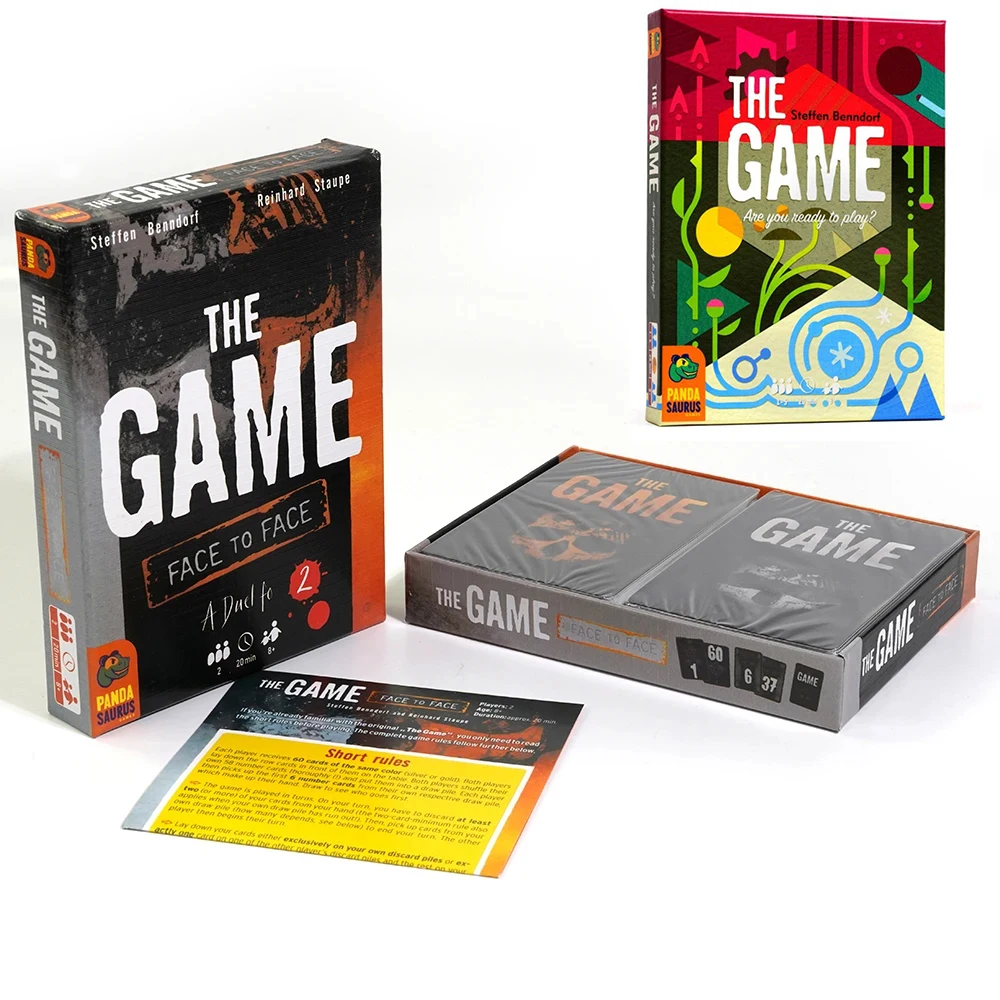 The Game: Face to Face Card Game - A Thrilling 2-Player Dueling Version Christmas Halloween Thanksgiving Gifts