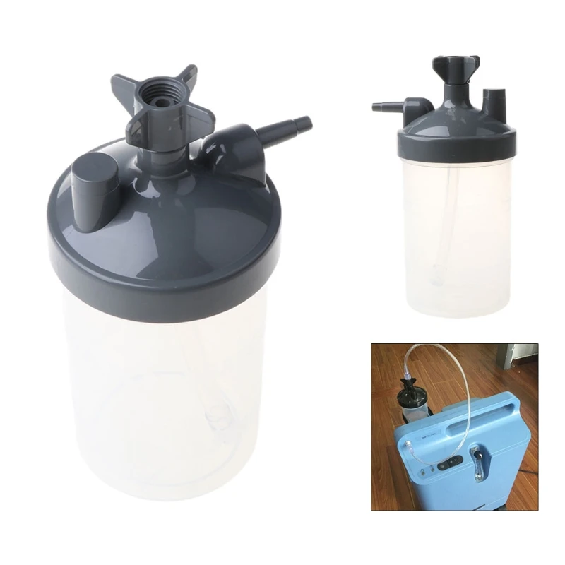 Water Bottle Humidifier Cup for Oxygen Concentrator Generator Machine Concentra Humidification M4YD