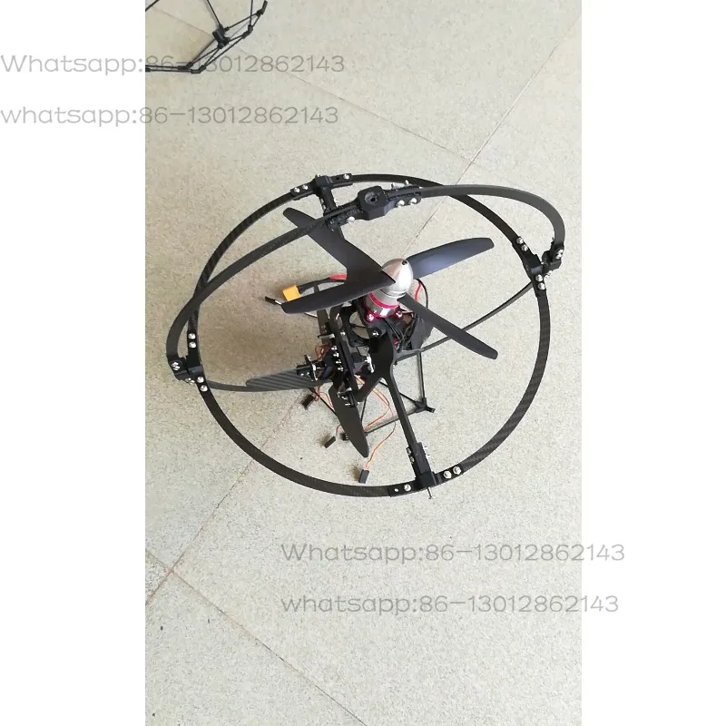 Omni‑Directional Protected Coaxial Drone Sphere Cage Anti‑Collision UAV Frame For Indoor Narrow Space Inspection