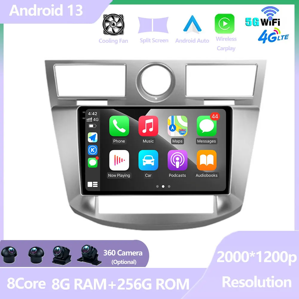 

9‘’Android 14 For Chrysler Sebring 3 JS 2006 - 2010 Auto Radio Car Multimedia Player GPS Navigation Screen 4G LET Stereo Carplay