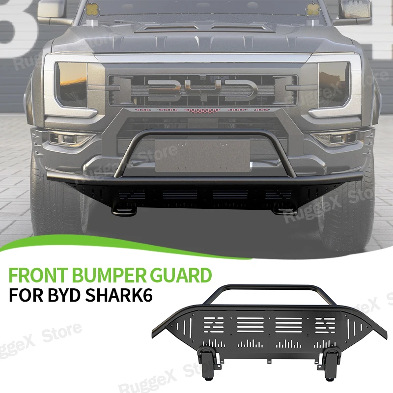 

Front Bumper Protection Guard For BYD Shark 6 2024+ Lightweight Design Front Bumper Sand Bar Exterior Upgrade Car Accessories