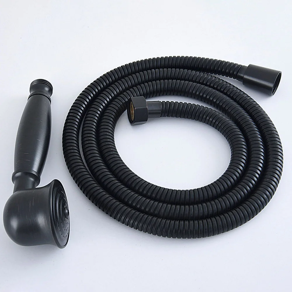 Oil Rubbed Bronze Telephone Hand Held Shower Head & 1.5 m Hose Water Saving  Handheld Sprayer Shower Set Nhh071