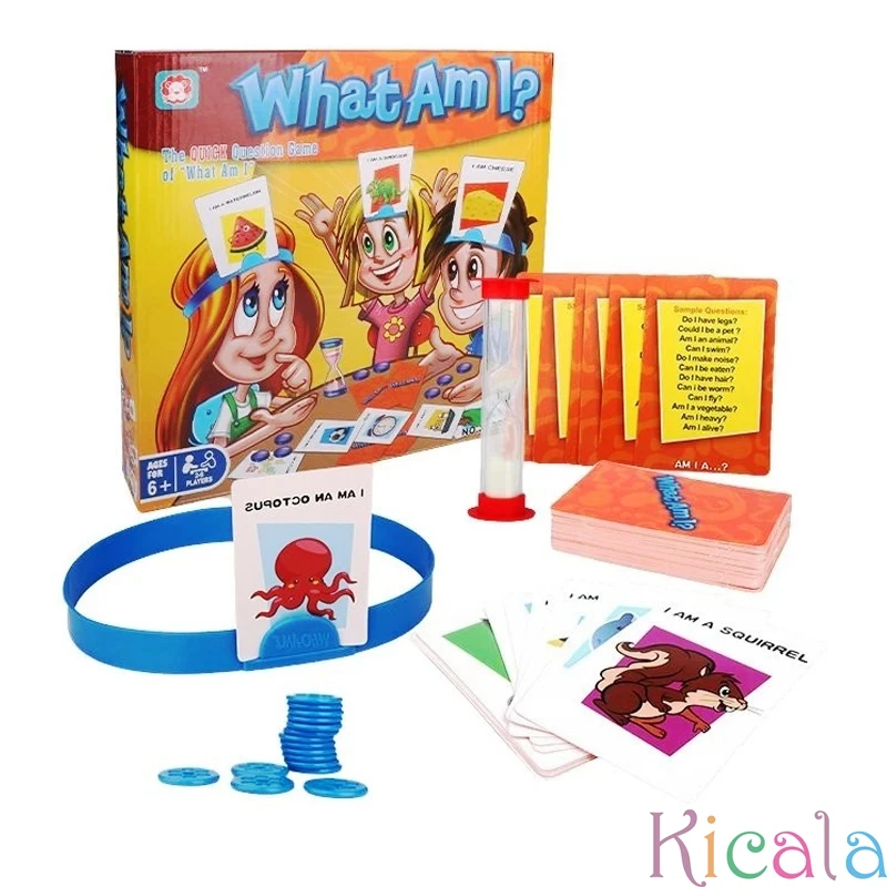 Classic Family Guessing Game Memory Training Parent Child Leisure Time Party Games Toys Who Am I Game Toy Engaging Logic Game