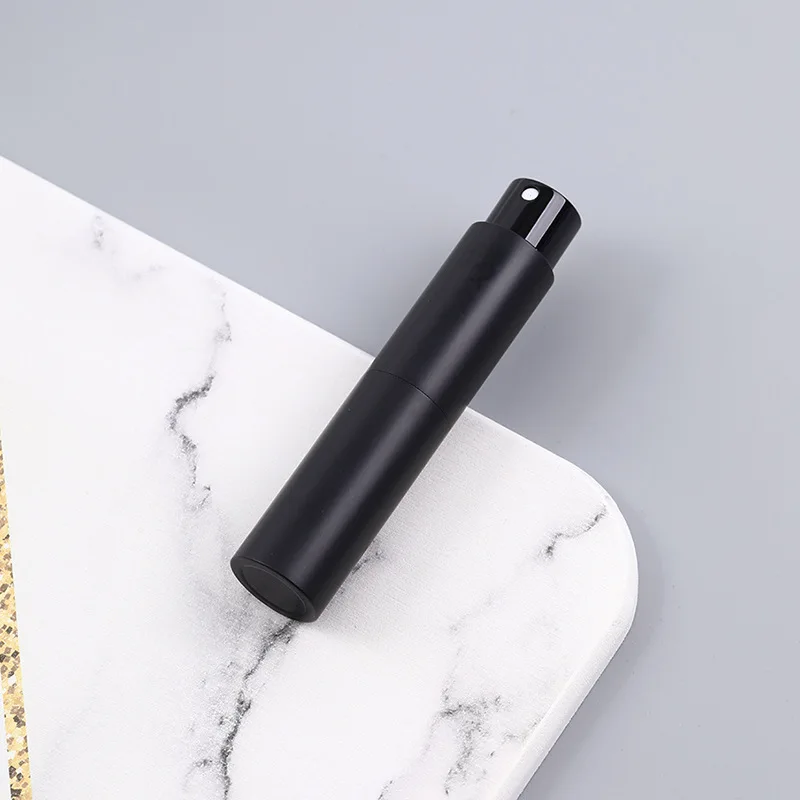 10 ml Reise-Parfüm-Sprühgerät, nachfüllbarer Köln-Behälter, leere Spender-Sprühflasche für Mini-Sprühgerät, Größe (schwarz)