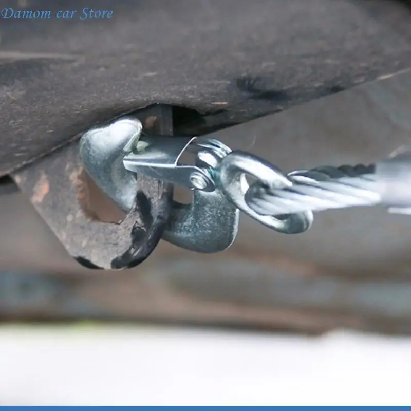 A2UC 4M/5M Cable Cable Winch STREP ROPE لسحب حبل السحب الثقيل للسيارات #3