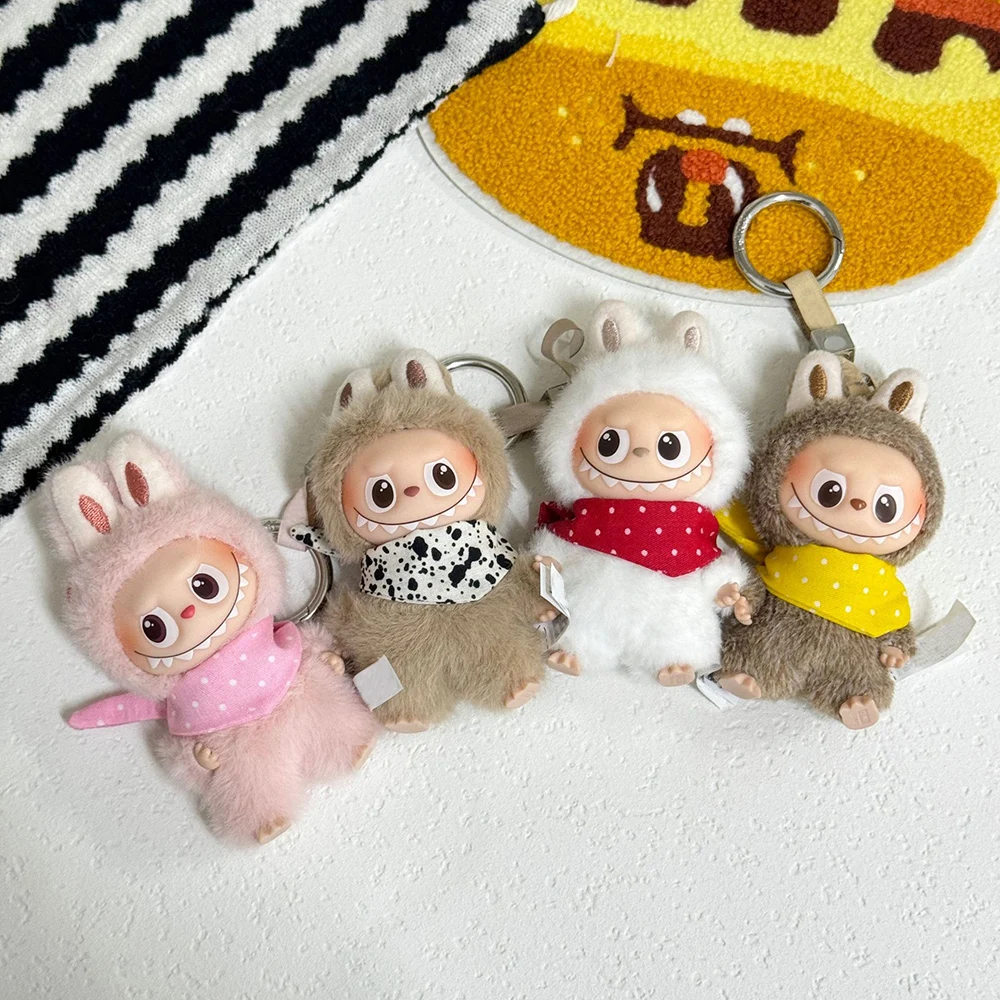 Triangle Drool Towel For Sanrio Card Set Animal Hello Kitty Dress Up Clothing Labubu V4 Doll Clothes Accessories