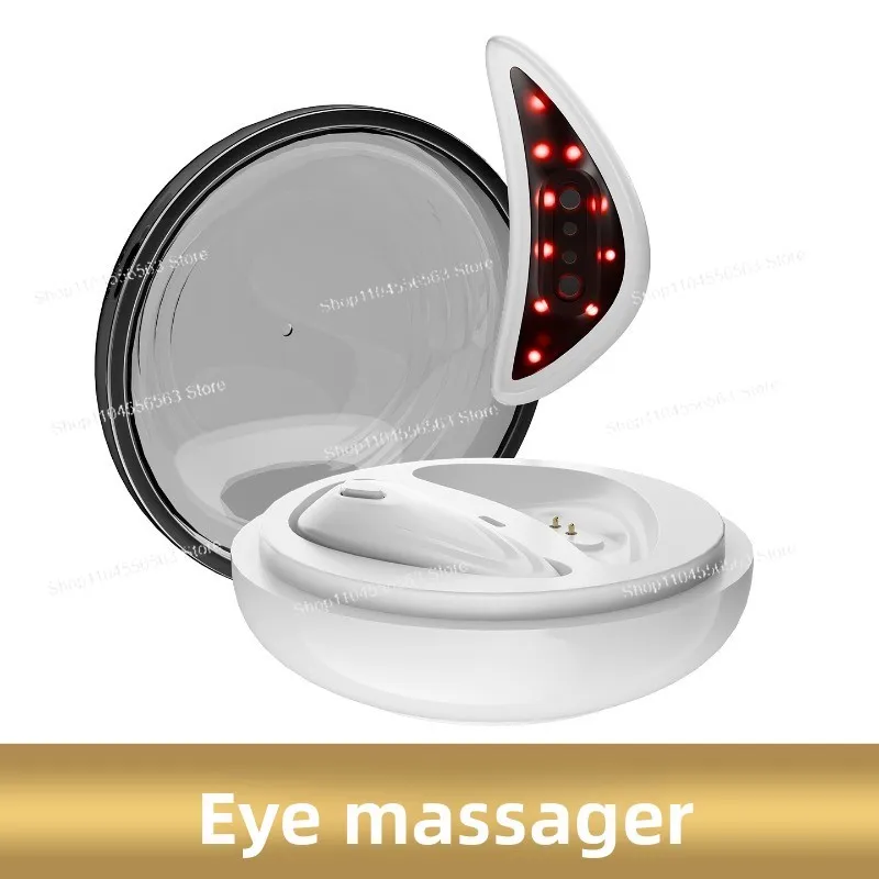 New Home EMS Mini Eye Beauty Instrument Red Light Rejuvenation Micro Current Eye Massage Lifting Firming