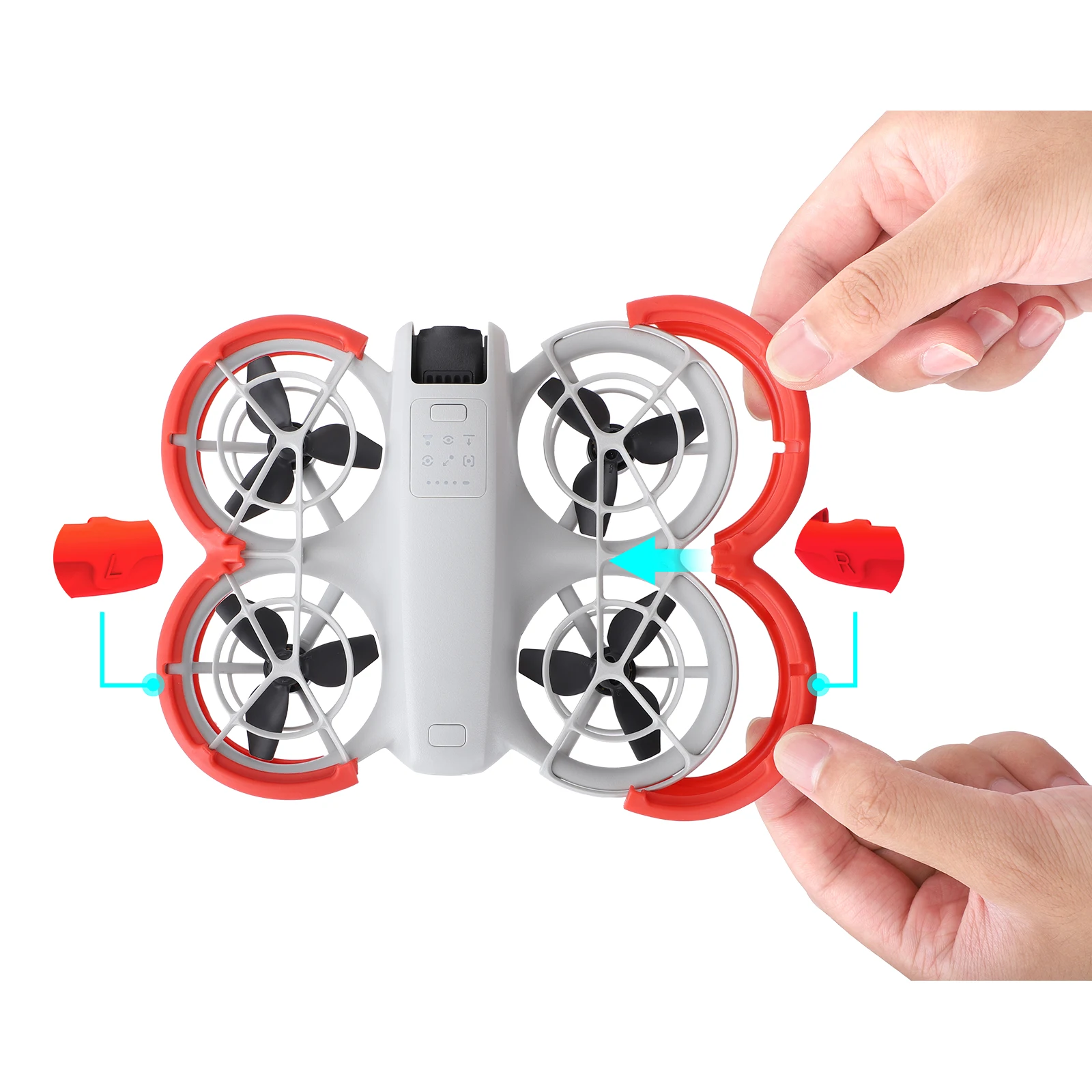 Propeller Protector for DJI NEO Bumper Ring Protective Ring Anti-crash Cushioning Drone Camera Accessories Red Orange Gray Black