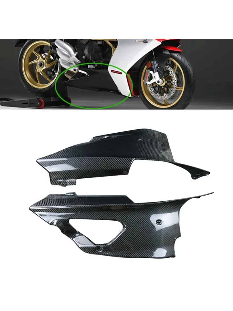 غلاف أجزاء معدلة من ألياف الكربون، وعاء البطن، لوحة جانبية سفلية، ملحقات الدراجات النارية