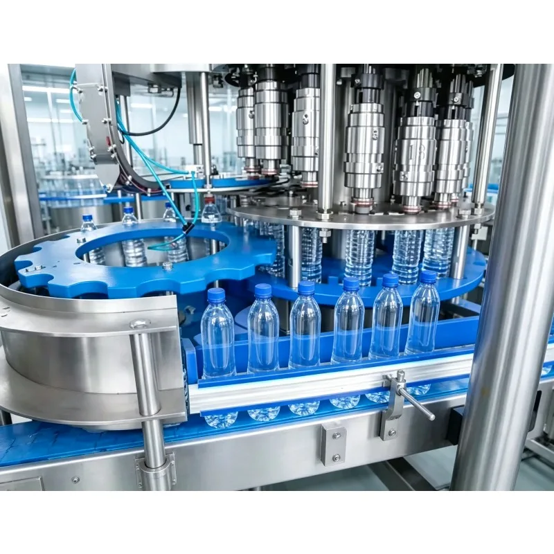 Linea di Produzione Automatica Personalizzata per l'Imbottigliamento di Acqua Minerale Pura, Macchina per Riempimento Bottiglie