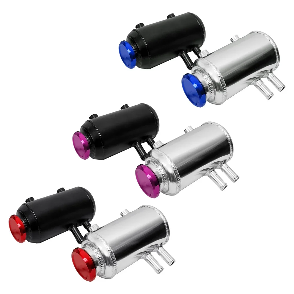 Universal Racing Power Steering Fluid Reservior Tank Clamp Aluminium Fuel Cell Surge Tank Power steering tank Oil Catch Can Tank