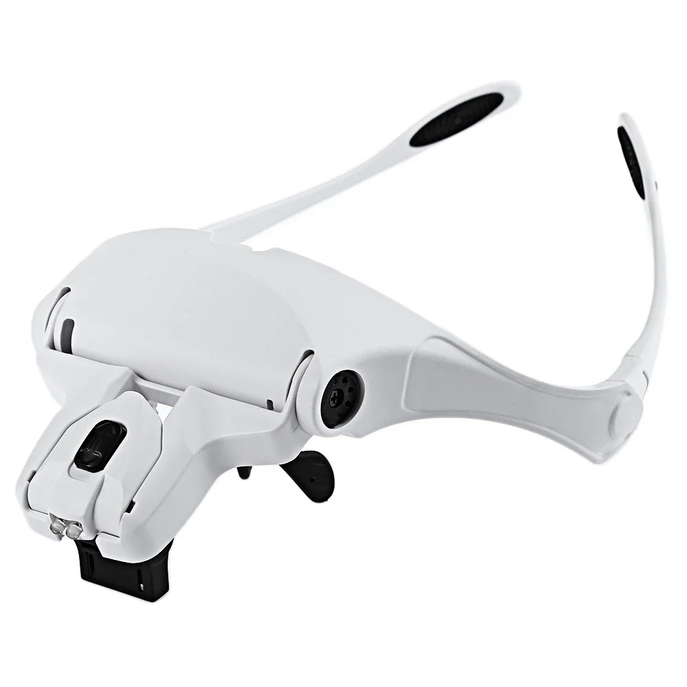 Loupe de réparation de lecture 1.0x 1.5x 2.0x 2.5x 3.5x styles de port avec lumières LED pour les personnes âgées
