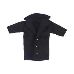 OB11 Doll Clothes Black Coat For YMY GSC Body9 1/12 BJD Dolls