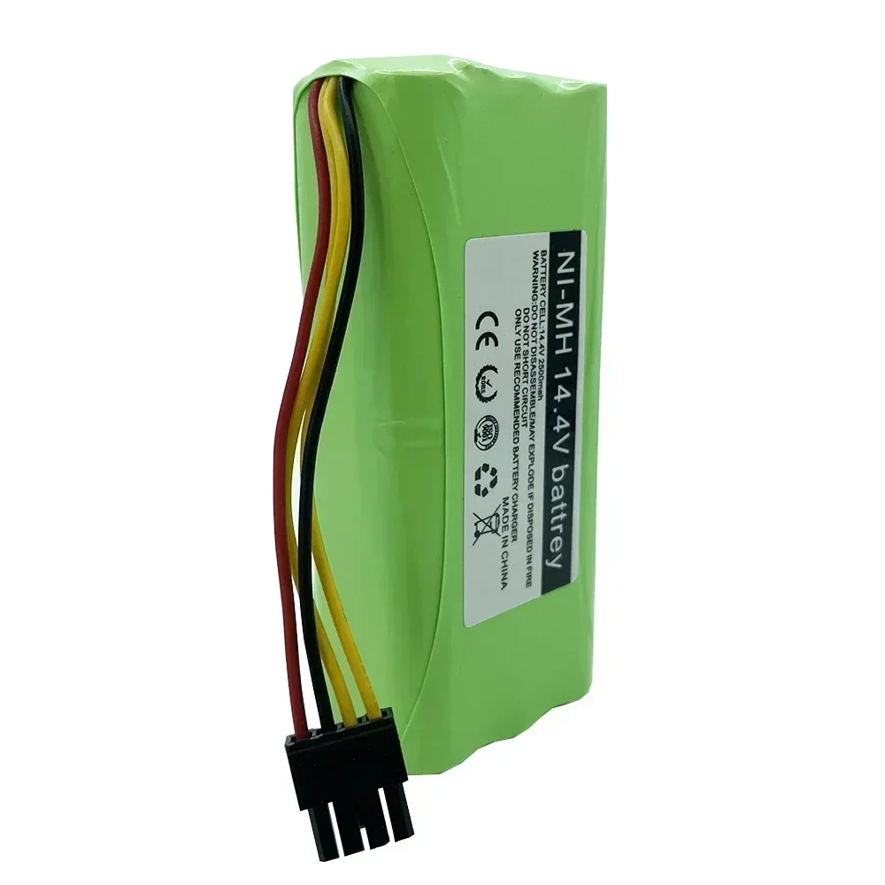 Ni-MH AA 2500mAh for ECOVACS 14.4V Rechargeable Battery Deebot Deepoo X600 ZN605 ZN606 ZN609 Midea VCR01 VCR03 Vacuum Cleaner