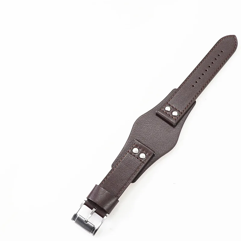 Leather Watch Strap fit for  fossil CH2890 CH2564 CH2565 CH2891CH3051 Black Brown Quick Release Strap 22mm