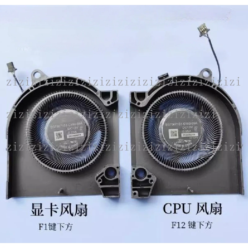 0 + nuevo ventilador de refrigeración ORIGINAL para CPU y GPU de ordenador portátil, para DELL G15 5520 5525 7620 G16 7620 RTX3050 RTX3060 RTX3070 2022