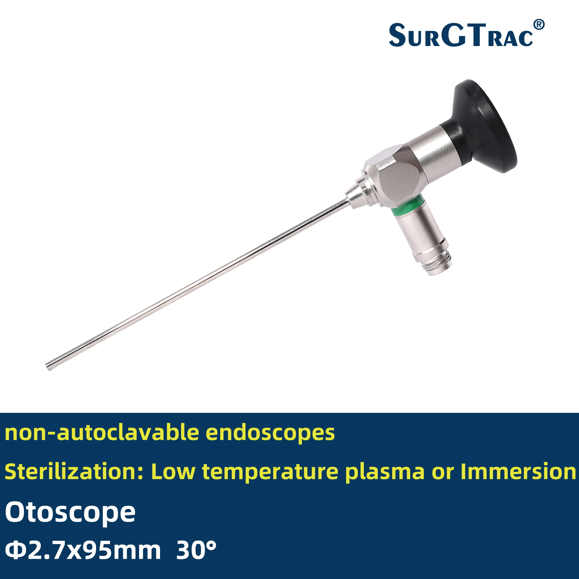 CE-Endoscópio Rígido ENT cirúrgico, Sinoscópio Nasal, HD 0, 30, 70, 90 Graus, 2,7mm, 2,9mm, 4mm, Cirurgia Endoscopia