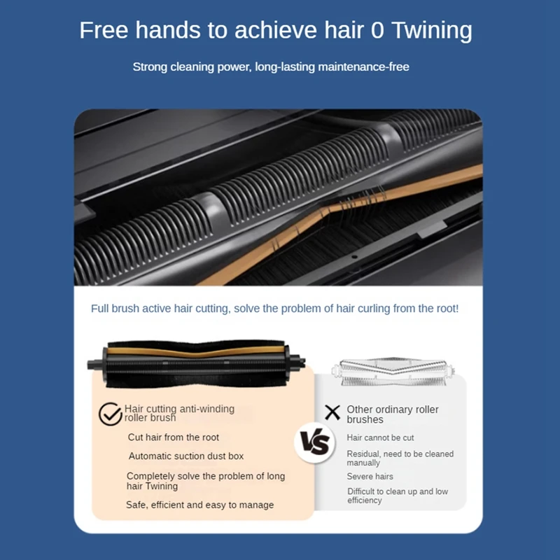 فرشاة دوارة مضادة للتشابك لقص الشعر ، أجزاء تفريغ لدريم l10s الترا l20 الترا x20 برو x30 برو l30 الترا x40 برو