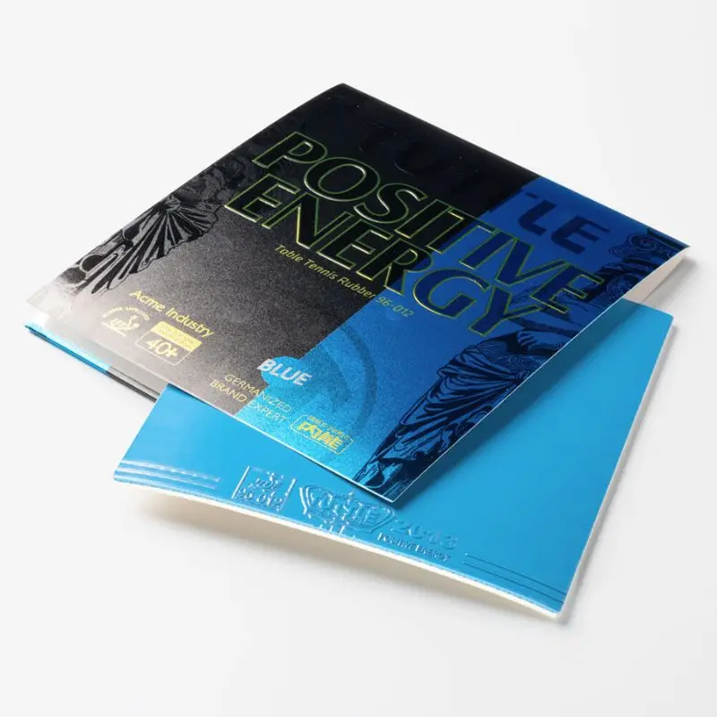 

TUTTLE POSITIVE ENERGY Colorful Table Tennis Rubber High Spin Speed Elastic Offensive Ping Pong Sponge