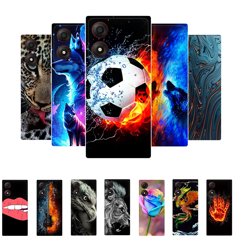 

For ZTE Blade A34 Case Football Soft Silicone Back Cases for ZTE Blade A34 A 34 Phone Cover BladeA34 4G etui Funda