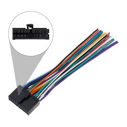 12V 20pin Car CD / DVD Radio Stereo Wire Harness Cable Cord Connector Adapter Fit for Dual XDVD156BT / XDVD176BT / XDVD276BT