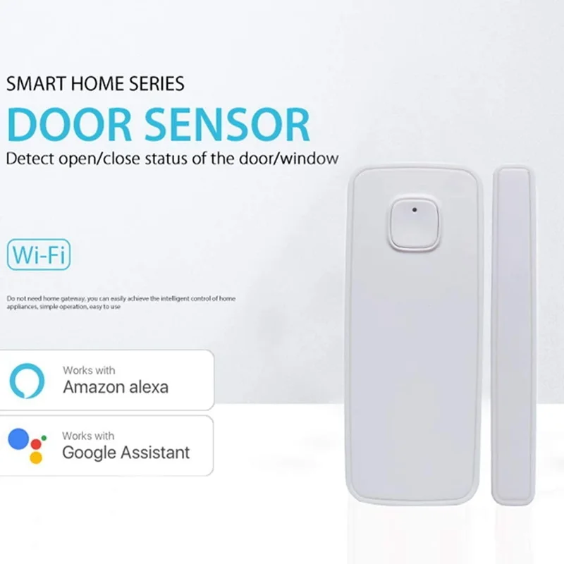 Wireless WIFI Smart Sensor Window And Door Alarms For Home Smartphone App Control Alarm Notification Push