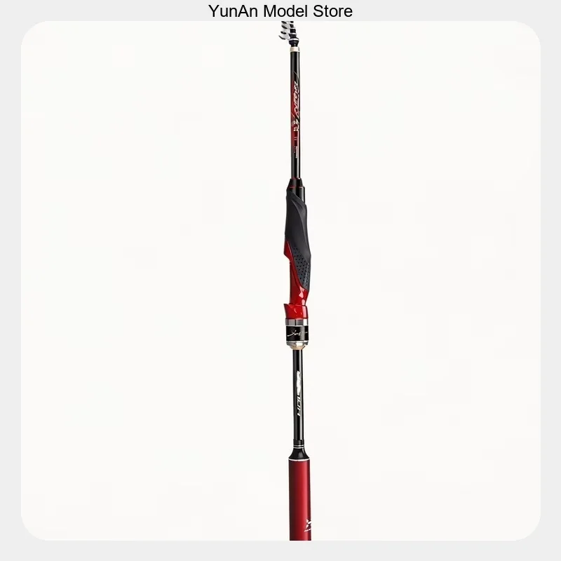 HASIDA Lingzhi Telescopic Rock Fishing Rod Ultra Light Hard Short Section Large Guide Ring Long Cast Sliding Float Tackle Pro UL