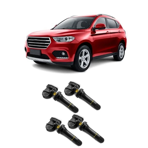 Imagen 1 del producto Sensor de supervisión de presión de neumáticos, dispositivo TPMS de 4 piezas para Haval HL H2 H5 H6 H7, Great Wall C30 3641100XKU00B