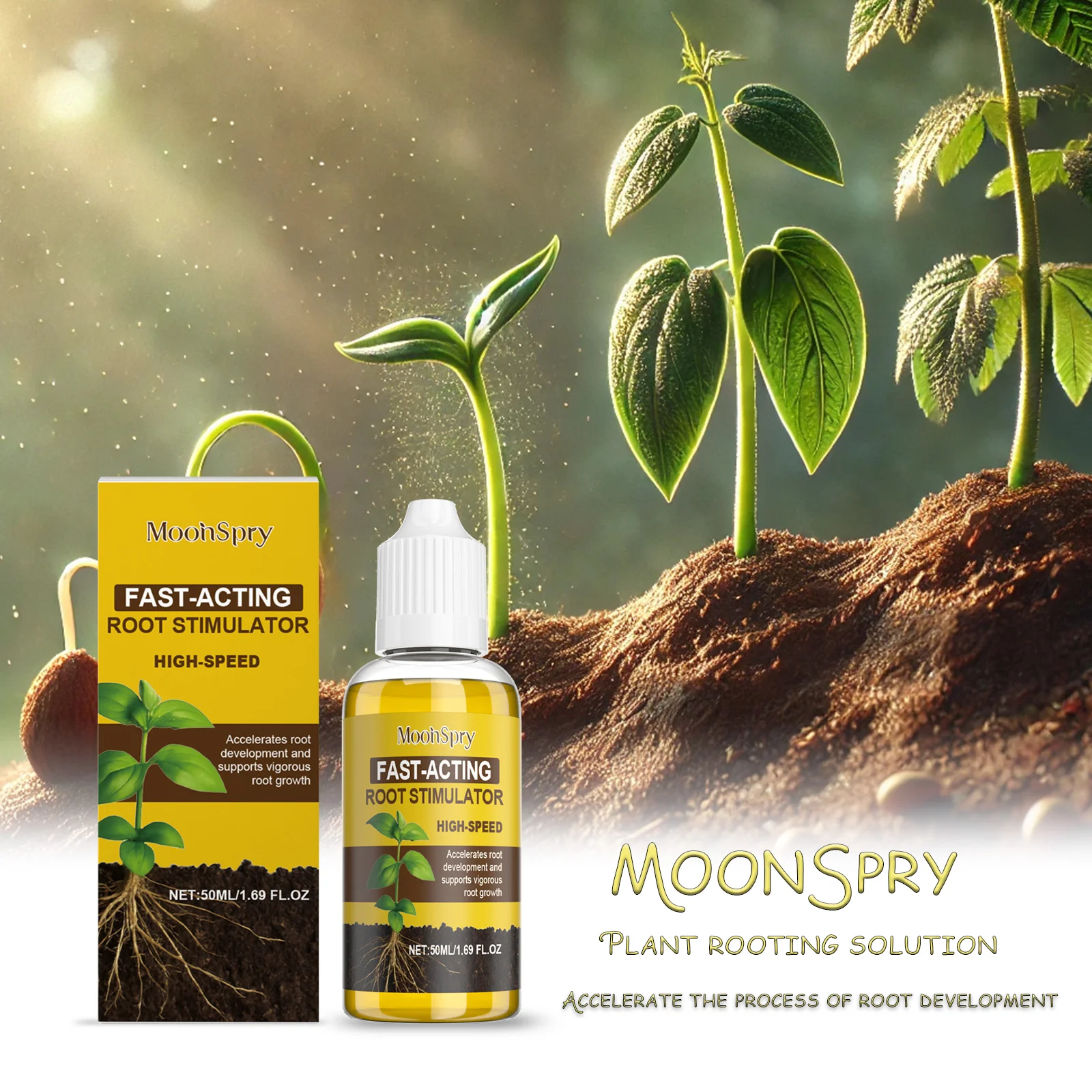 

Plant Rooting Solution Indoor and Outdoor Plant Liquid Fertilizer Accelerates Plant Root Development and Provides Nutrients