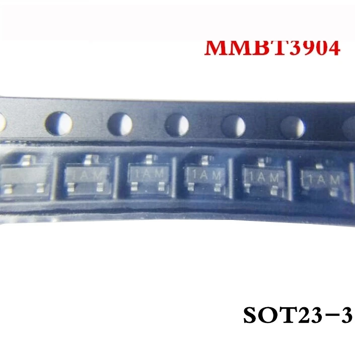 100pieces/ lot MMBT3904LT1G MMBT3904 2N3904 3904 TRANS NPN SOT23 1AM  