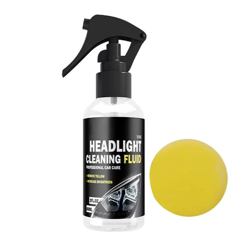 

Car Headlight Cleaner Auto Headlight Refurbished Sprays Headlight Repair Polish Tool Automotive Headlight Restore Liquid For