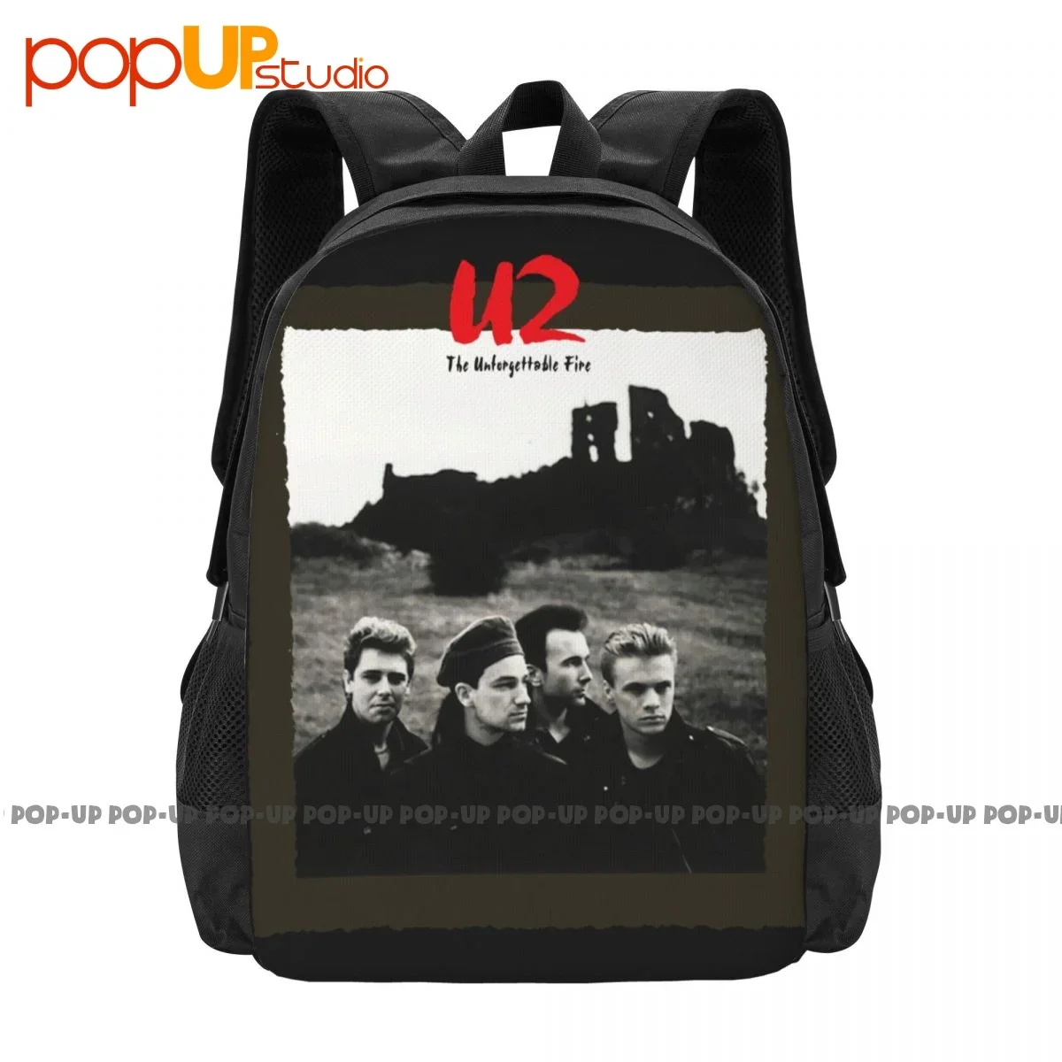 Ched By Anvil U2 The Unforgettable Fire 1985 Tour Bono Backpack Large Capacity Softback Clothes Backpacks