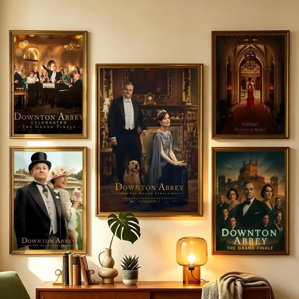 movie Downton Abbey: The Grand Finale Poster Wall Sticker Poster Decal PP Material Self-Adhesive Waterproof for Living Room Home