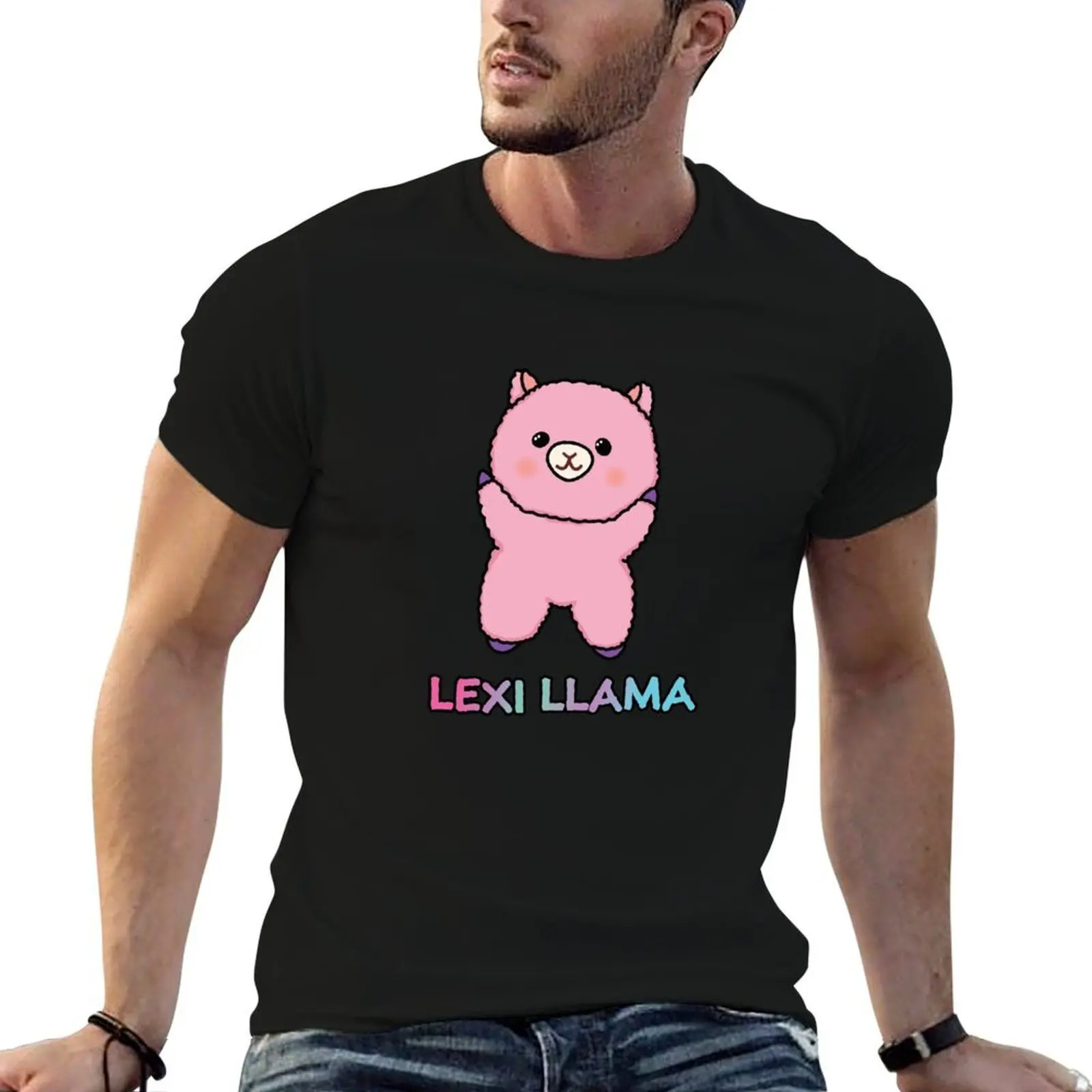 

Lexi Llama Hensler T-Shirt essential t shirt man t shirt cotton high quality t shirt man cotton T-shirt