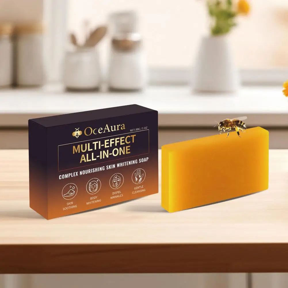 Multi-effect Kojic Acid Whitening Soap Nourishing Brightening SmoothingBar Cleasing Soap Exfoliation For Face Body All Skincare