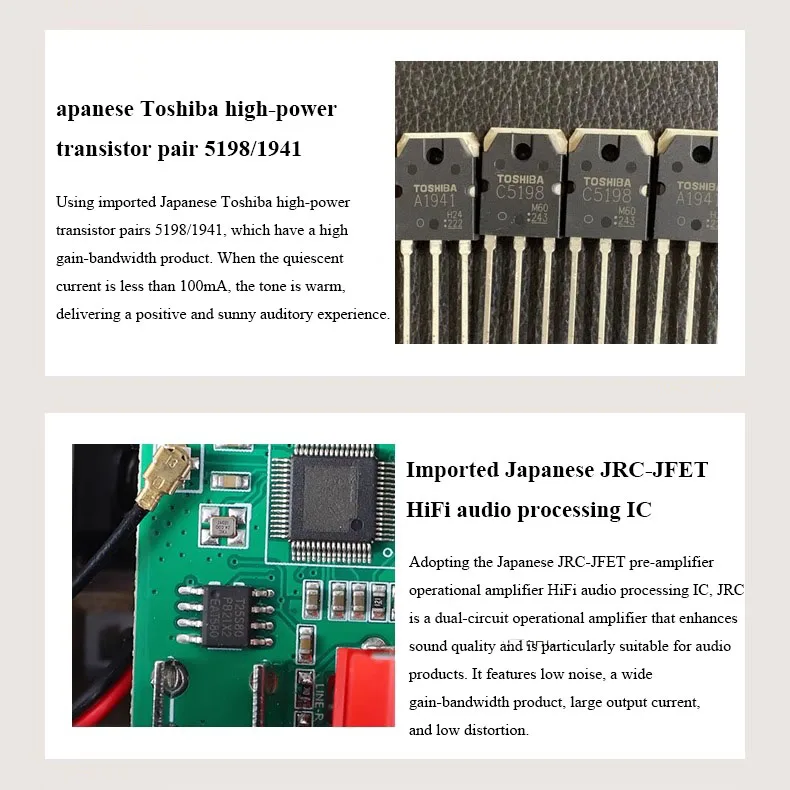 HIFI أنبوب مكبر كهربائي بلوتوث 5.3 130Wx2 ECF80 أنابيب 5198 1941 أنبوب الطاقة حلقية محول المنزل اوديوفيلي مكبر للصوت