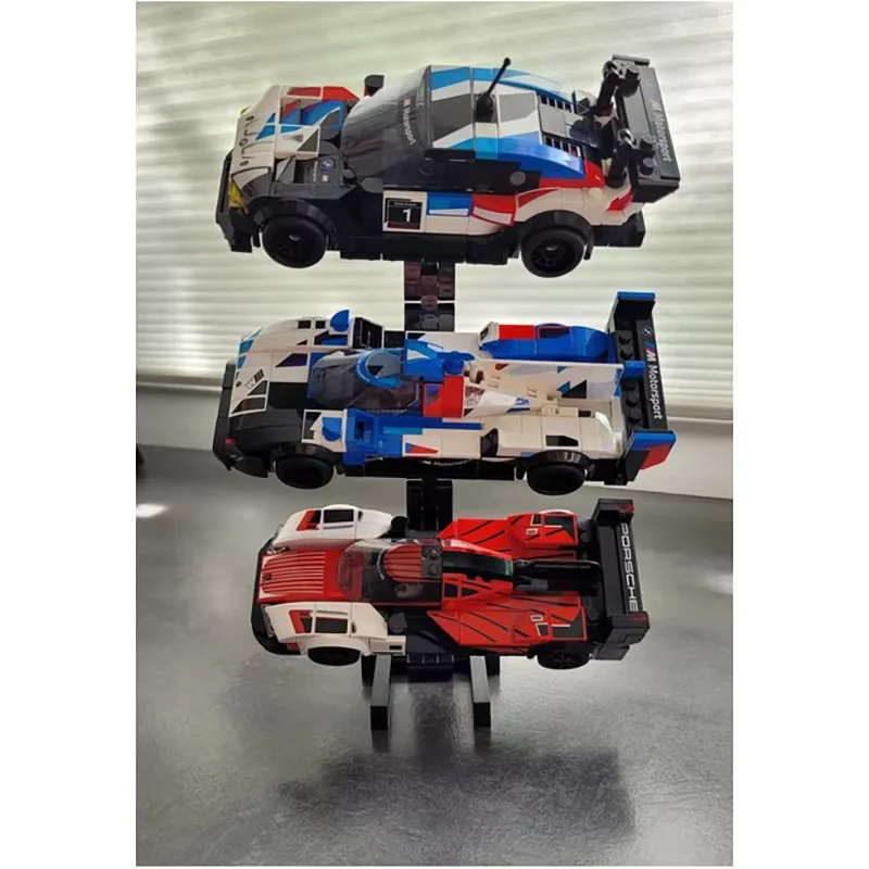 MOC Champion Display Rack XL Compatible with Supercar Racing Car Building Block Model DIY Gift Stand Building Block view 5