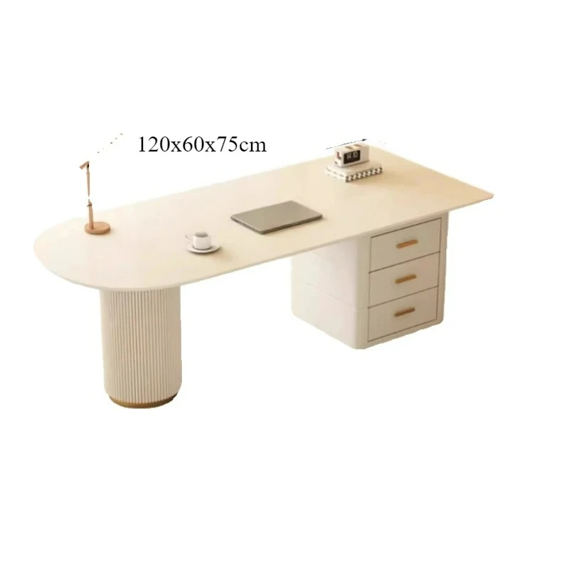 

Customizable Drawers Storage Modern Writing Luxury Workstation Office Desk
