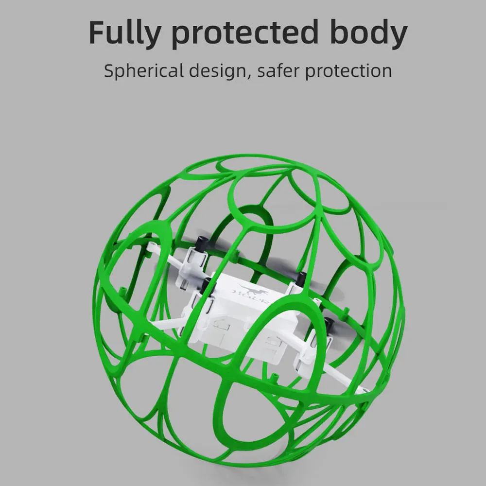HGLRC A125 Spherical Soccer FPV Drone Full Protective Frame Easy Operation Mini RC Quadcopter for Beginner Flying Practice