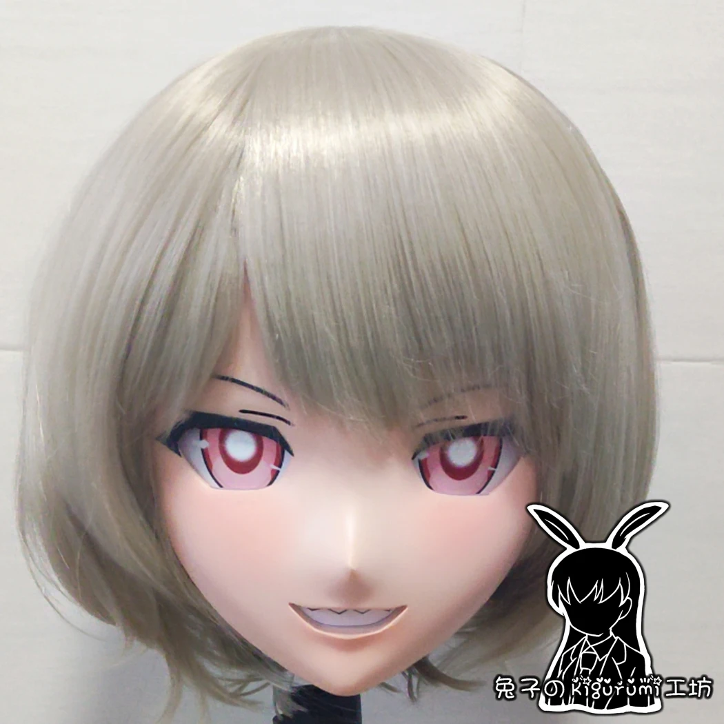 

(KMY032)Customize Character Female/Girl Resin Kig Full/Half Head With Lock Anime Cosplay Japanese Animego Kigurumi Mask