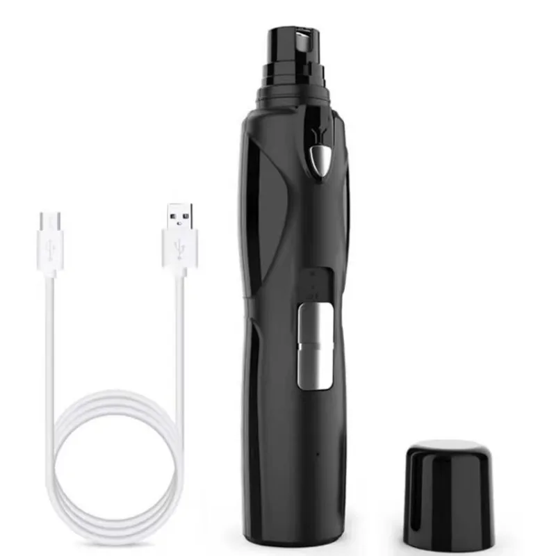 

USB Charge Port Pet Grooming Tool Portable Electric Dog Cat Nail Grinder New Plastic Nail Trimming Product for Furry Friends