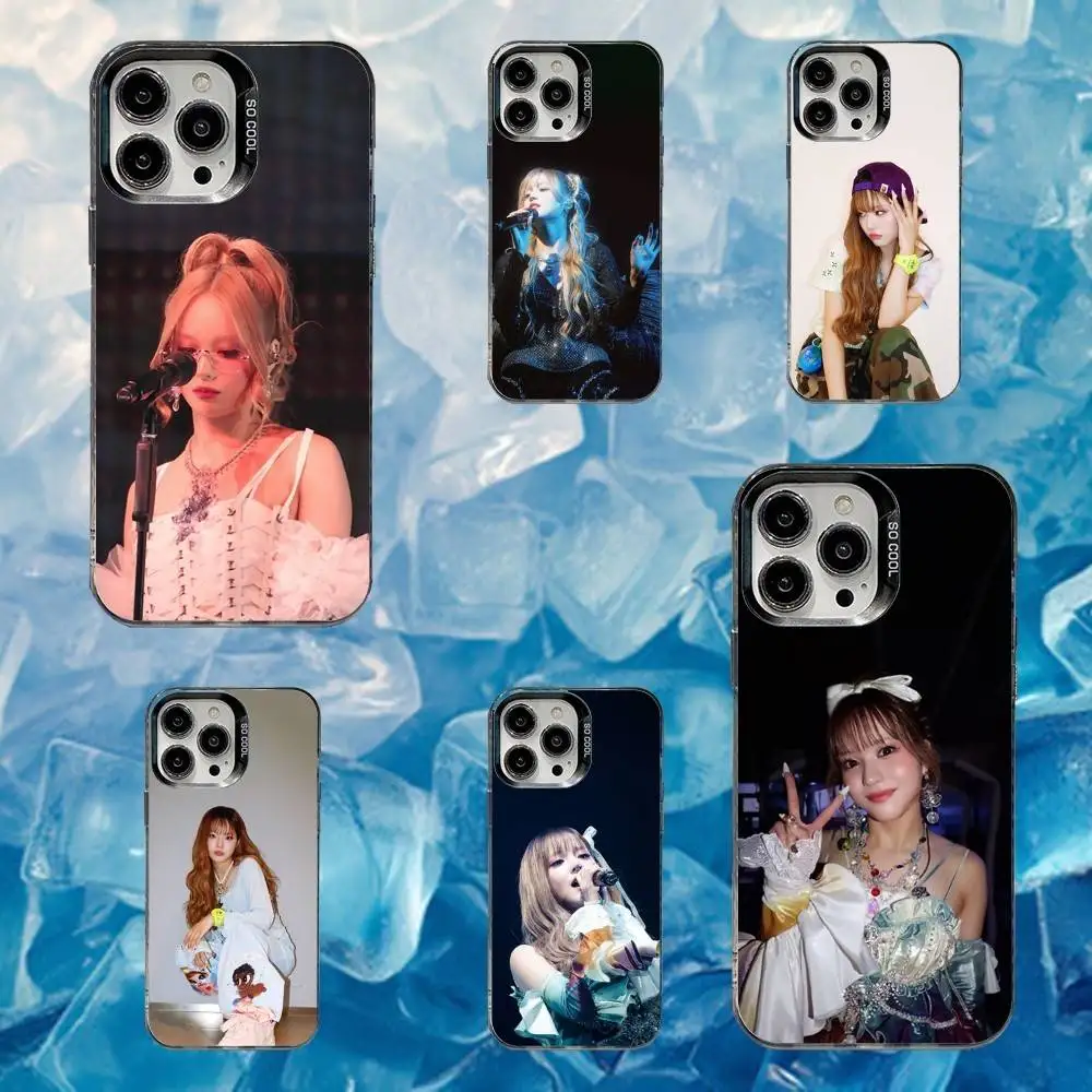

J-Juria MASCARA Singer Phone Case For iPhone 16,15,14,13,12,11,Mini,Pro,SE,MAX White Matte Shockproof Cover