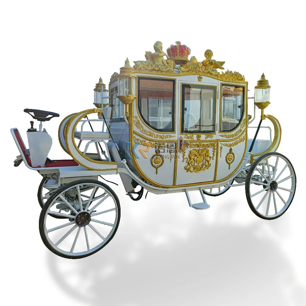 家のための豪華なタツノオトシゴの車,結婚式の装飾,電気テント,2023