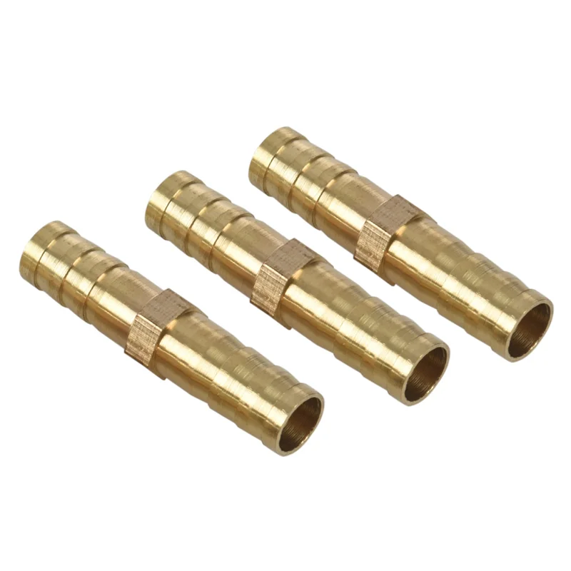 T98C-25Pcs 8Mm Inner Dia Air Gas Straight Hose Pipe Barb Coupler