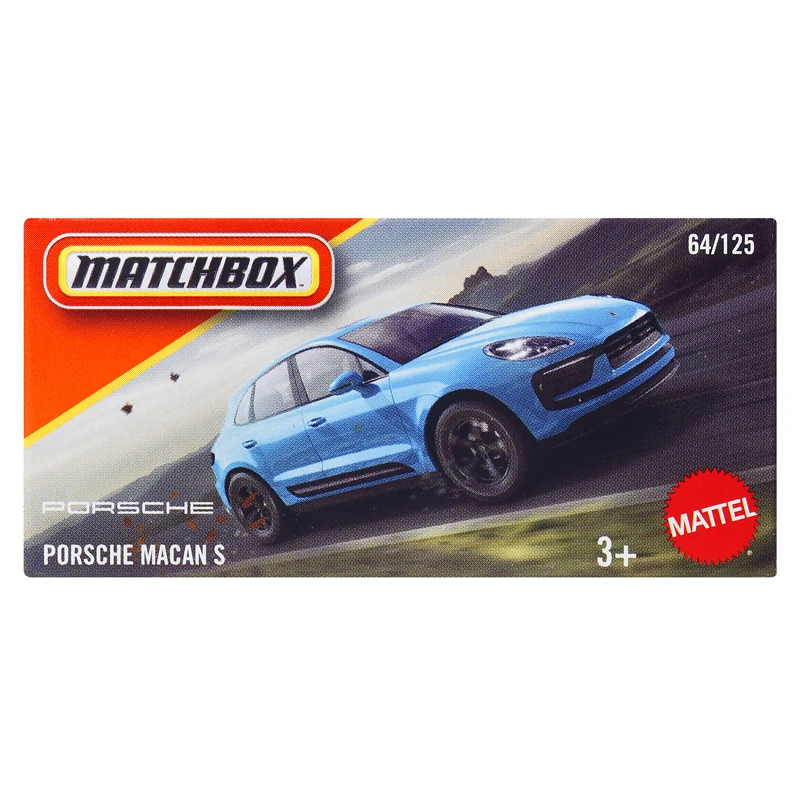 Caja de cerillas genuina E Blaze Blaster Tesla modelo 3 Porsche Macan S Citroen 2cv Coast 2 1/64 modelo de coche fundido a presión juguete Dnk70 regalos