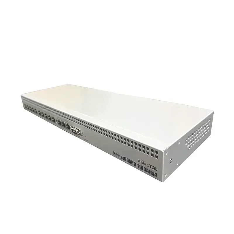 RB1100AHx4 60GB M.2 Drive 1U Rack Mounted Router 13x Gigabit Ethernet Port Mikrotik