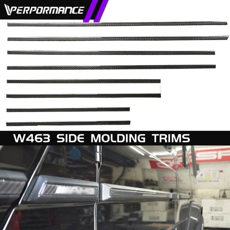 Hot Selling for G Class W463 G63 G65 Side Molding Trims Kit with Carbon Fiber